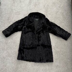 Vintage Black Mink Full Pelt Coat